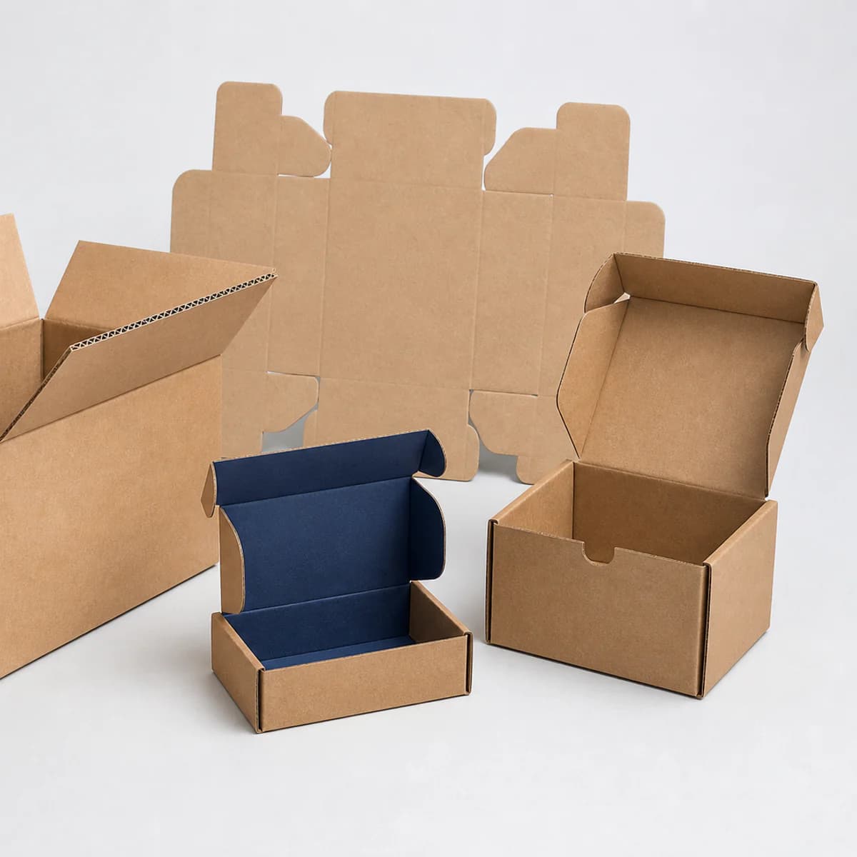 Caixas de papelão ondulado para transporte e expedição